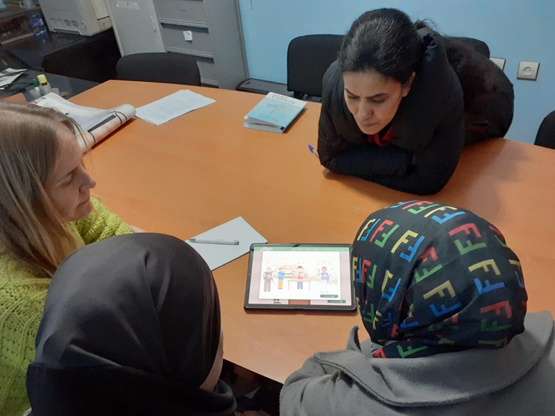 First dialogue with female workers Morocco